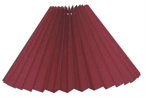 Plisse 14x30x48 BR bordeaux bomuld 